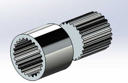 轴和轮毂DIN5480 W50 x 2 x 24 x H8